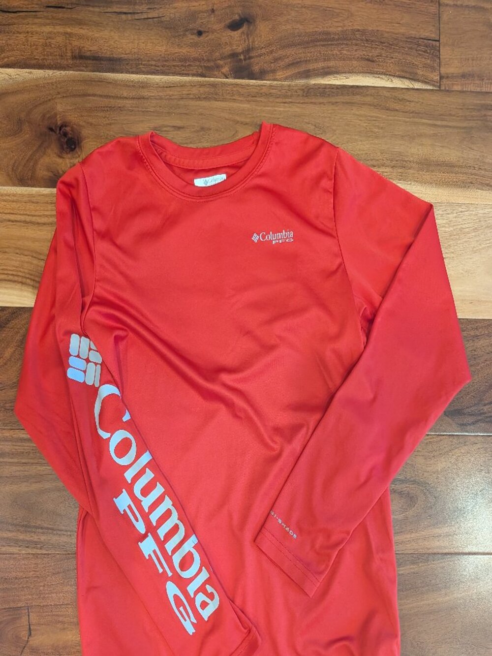 Boys Columbia PFG Long Sleeve Performance Shirt - Size L